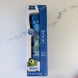 Disney Monsters University First Act Microphone Blue MP3 Input Toy MU359 New